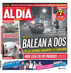 Cover of Periodico Al Dia (Irapuato)