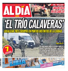 Cover of Periodico Al Dia (Leon)