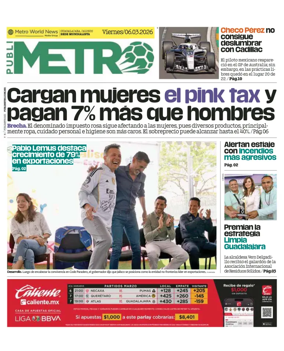 Cover of Publimetro Guadalajara