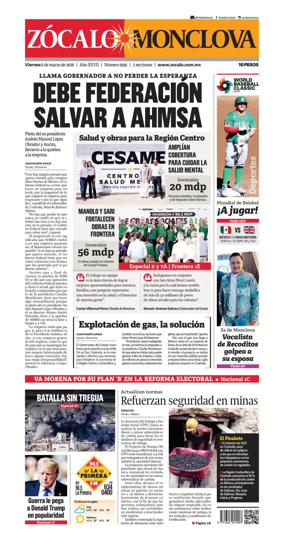 Cover of Zocalo Monclova