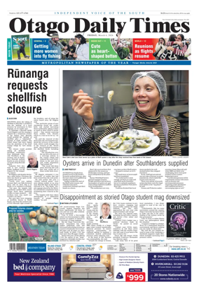 Cover of Otago Daily Times