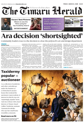 Cover of The Timaru Herald