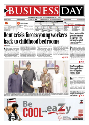 Cover of Business Day (Nigeria)