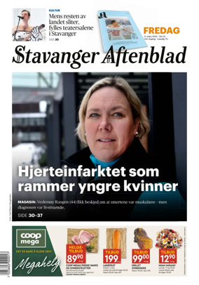 Cover of Stavanger Aftenblad