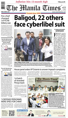 Cover of The Manila Times
