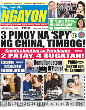 Cover of Pilipino Star Ngayon