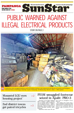 Cover of Sun.Star Pampanga