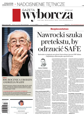 Cover of Gazeta Wyborcza