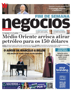 Cover of Jornal de Negocios