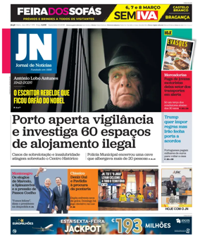 Cover of Jornal de Noticias