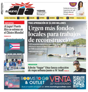 Cover of El Nuevo Dia