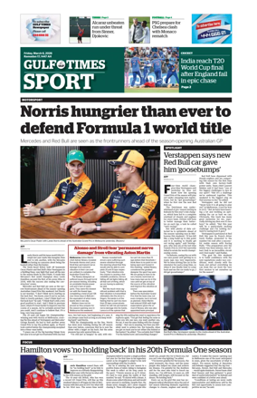 Cover of Gulf Times Sport