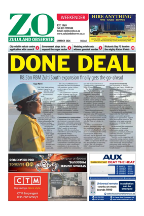 Cover of Zululand Observer - Weekender