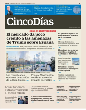 Cover of Cinco Dias