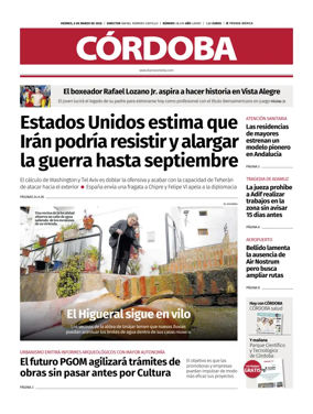 Cover of Diario Cordoba