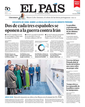 Cover of EL PAIS primera edicion