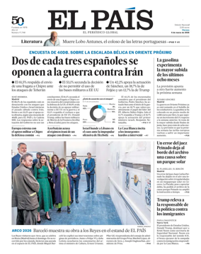 Cover of EL PAIS