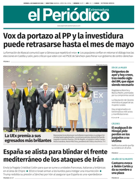 Cover of El Periodico Extremadura