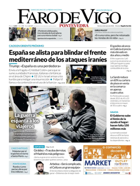 Cover of Faro de Vigo (Pontevedra)