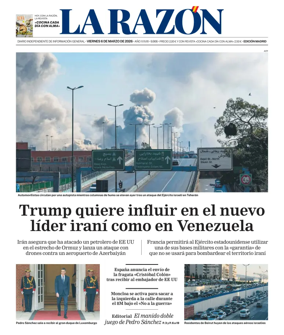 Cover of La Razon (Madrid)