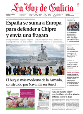 Cover of La Voz de Galicia (A Coruna)