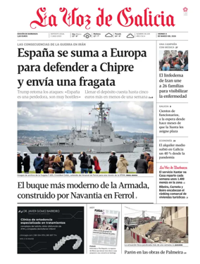 Cover of La Voz de Galicia (Barbanza)