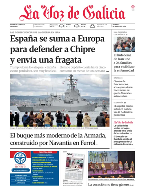 Cover of La Voz de Galicia (Carballo)