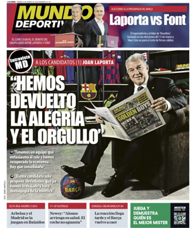 Cover of Mundo Deportivo (Barcelona)