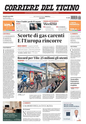 Cover of Corriere del Ticino
