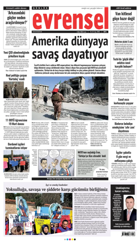 Cover of Evrensel Gazetesi