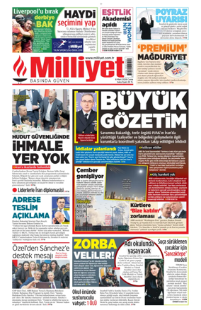 Cover of Milliyet