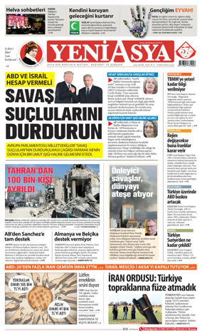 Cover of Yeni Asya