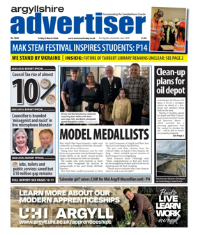 Cover of Argyllshire Advertiser