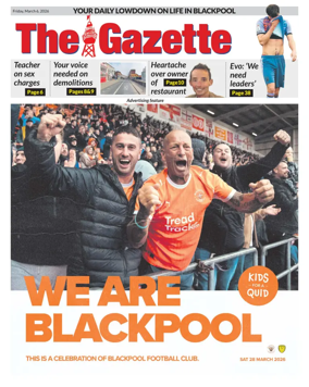 Cover of Blackpool Gazette