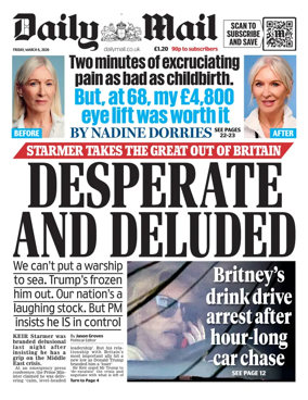 Cover of Daily Mail