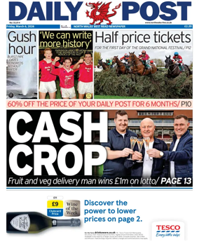 Cover of Daily Post (North Wales)