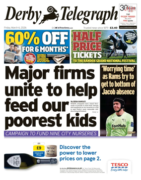 Cover of Derby Telegraph