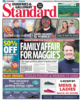 Cover of Dumfries & Galloway Standard