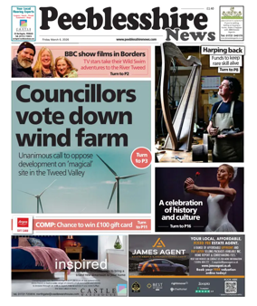 Cover of Peebleshire News