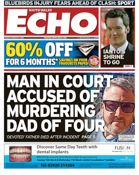 Cover of South Wales Echo