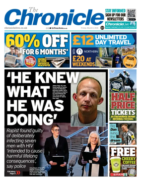 Cover of The Chronicle (South Tyneside and Durham)