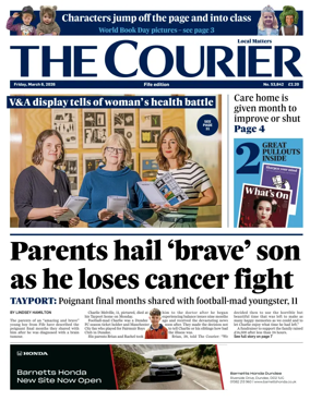 Cover of The Courier & Advertiser (Fife Edition)