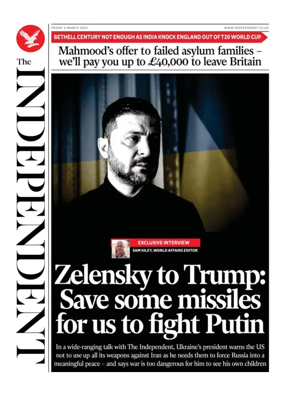 Cover of The Independent