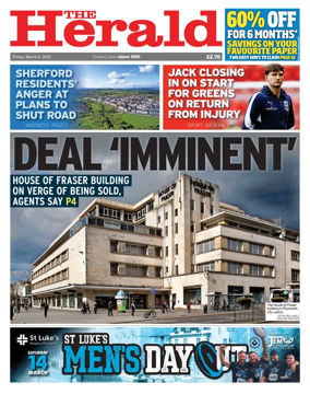Cover of The Plymouth Herald