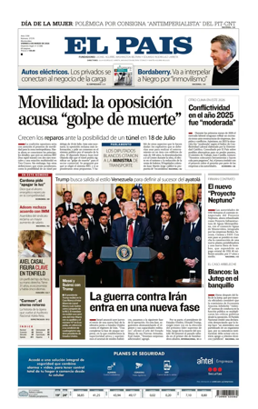 Cover of El Pais (Uruguay)