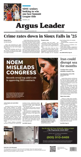 Cover of Argus Leader