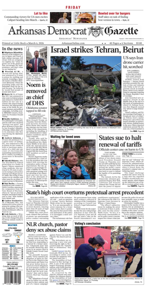 Cover of Arkansas Democrat-Gazette