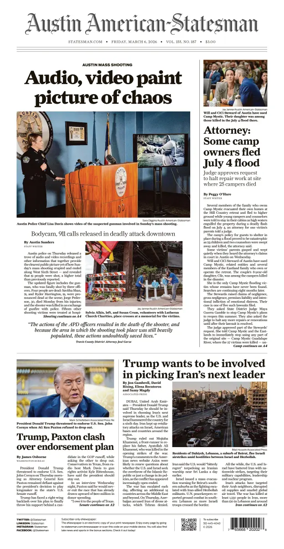 Cover of Austin American-Statesman