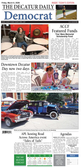 Cover of The Decatur Daily Democrat