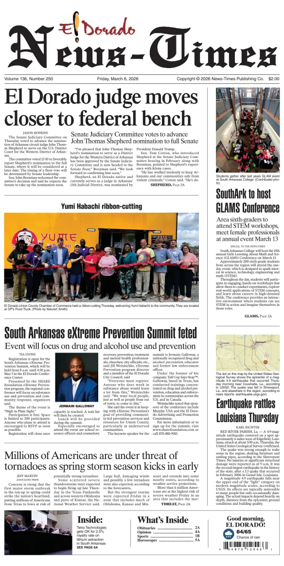 Cover of El Dorado News-Times (VCID - Camden News)